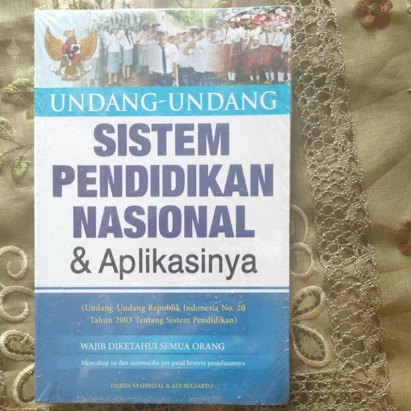 Jual Buku Undang-Undang Sistem Pendidikan Nasional & Aplikasinya ...