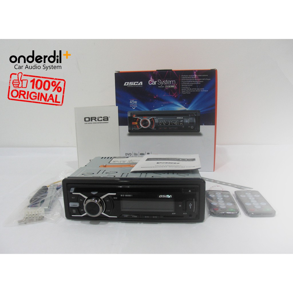 Jual CAR AUDIO SYSTEM DVD OSCA Single Din Shopee Indonesia