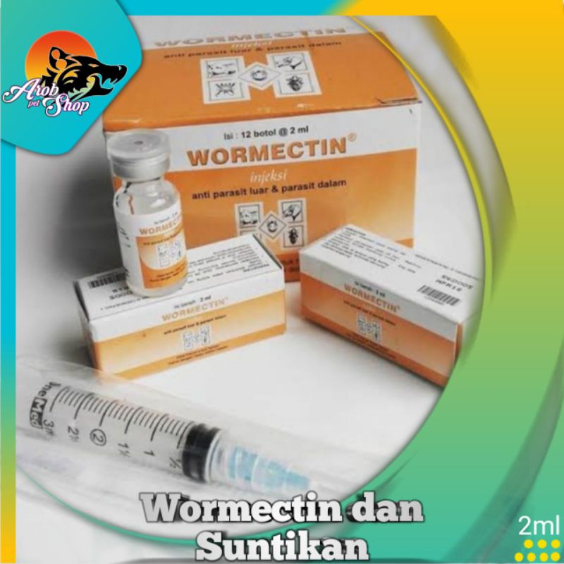 Jual Wormectin 2 Ml Medion Obat Scabies Cacing Kutu Kucing dan gratis ...