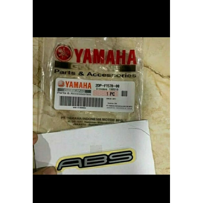 Jual EMBLEM - STICKER TULISAN ABS ORIGINAL YAMAHA | Shopee Indonesia