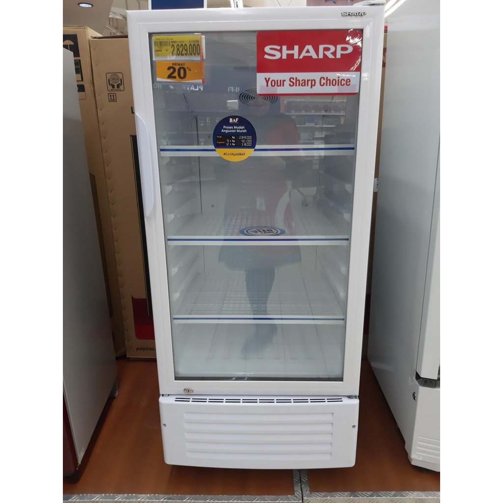 Jual SHOWCASE SHARP SCH-170PS / SCH170PS 4 RAK BATAM | Shopee Indonesia