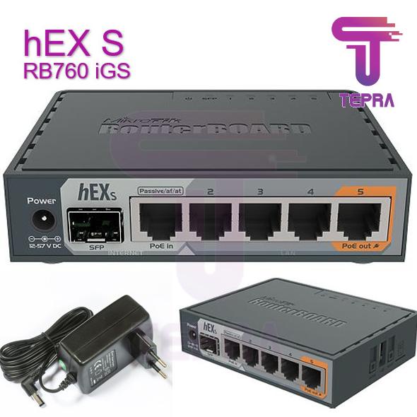 Jual MikroTik hEX S RB760 iGS | Shopee Indonesia