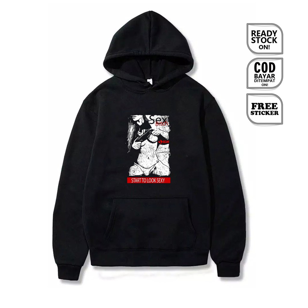 Jual HOODIE SEXY BITCH STAR TO LOOK SEXY ANIME KARTUN ART JEPANG CULTURE  SEKSI TM | Shopee Indonesia