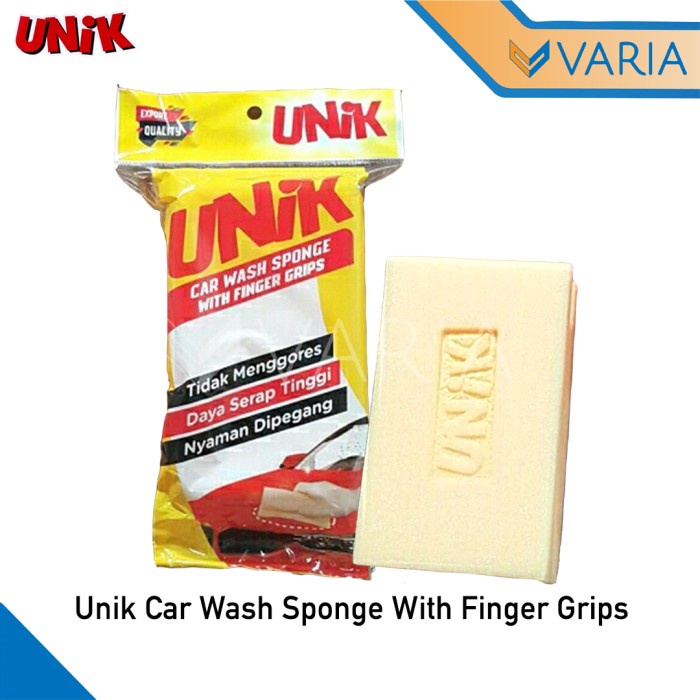 Jual Unik Spon Cuci Mobil Car Wash Sponge With Finger Grips | Shopee ...