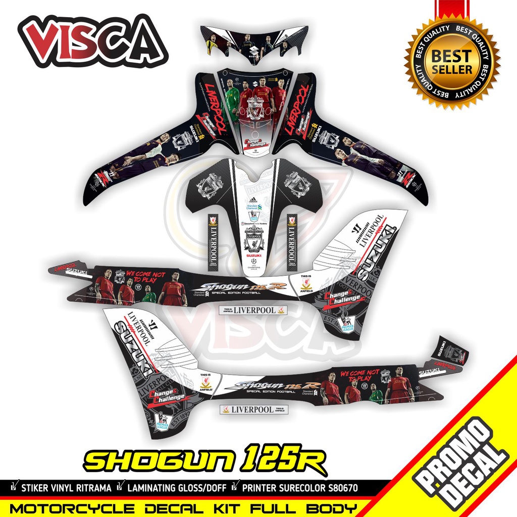 Jual Decal Shogun 125 R Full Body Stiker Shogun 125 R Full Body ...