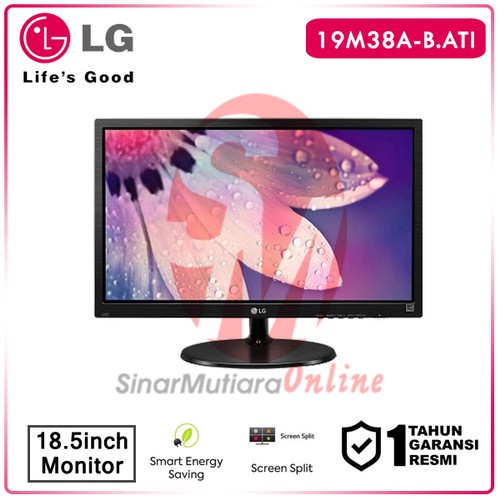 Jual Monitor LG 19M38A-B ATI 18.5 Inch LED HD | Shopee Indonesia