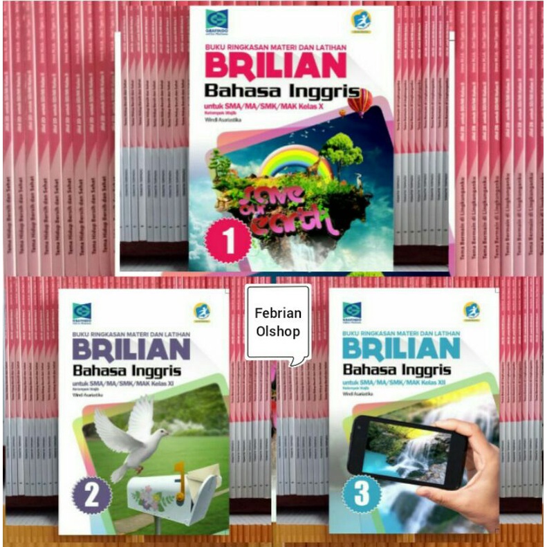 Jual BUKU BRILIAN BAHASA INGGRIS SMA/MA/SMK/MAK KELAS 10,11,12 REVISI ...