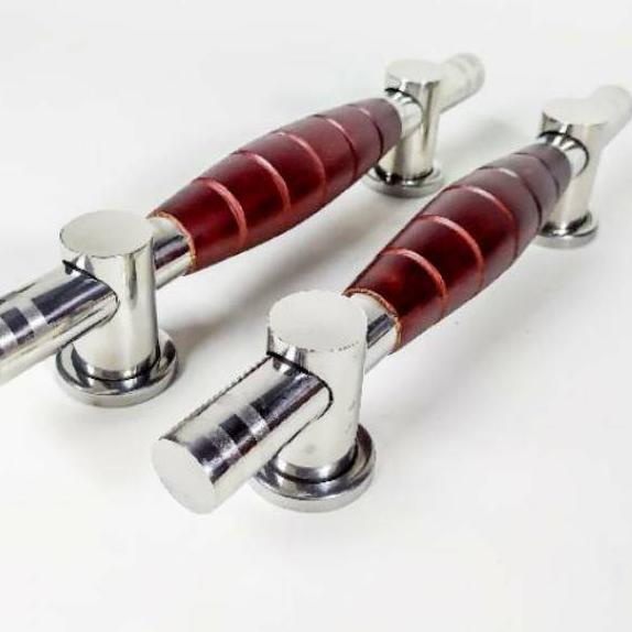 Jual New handle pintu rumah kayu gelap roket 33 cm mahoni maron stls ...