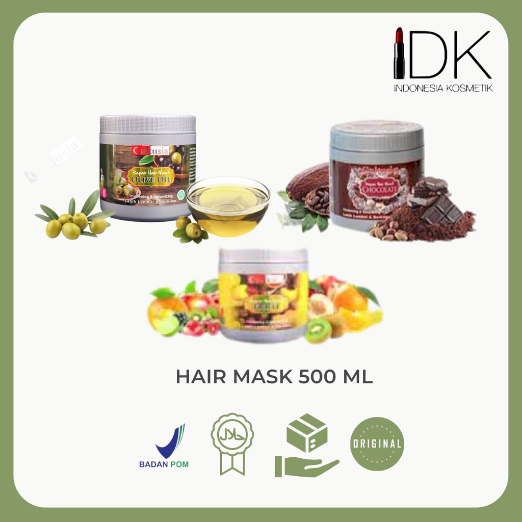 Jual Cultusia Hair Mask (Masker Rambut Variant Olive, coklat, Fruit ...