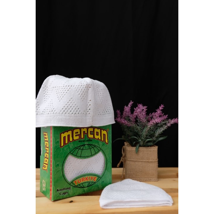 Jual Topi Rajut Mercan (Ready Warna Putih) | Shopee Indonesia