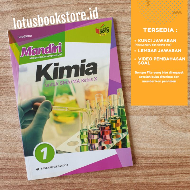 Jual Mandiri Kimia SMA Kelas 10 / Buku Erlangga Original / K2013 Revisi ...