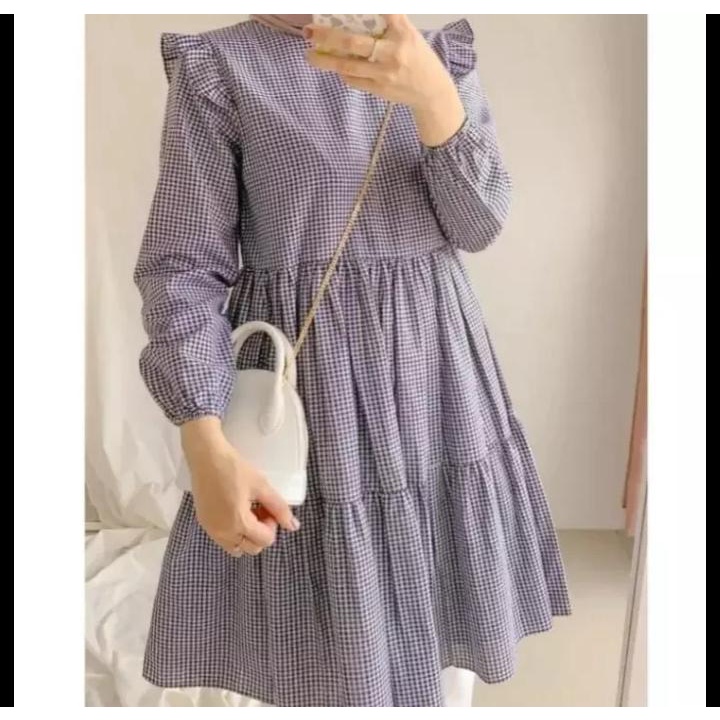 Jual midi dress melisa terbaru/midi dress terbaru/midi dress korea