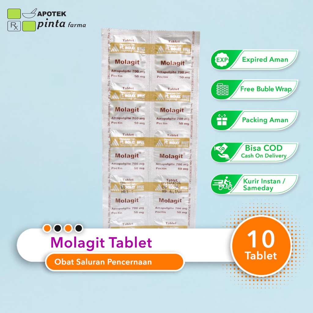 Jual Molagit 10 Tablet Shopee Indonesia 