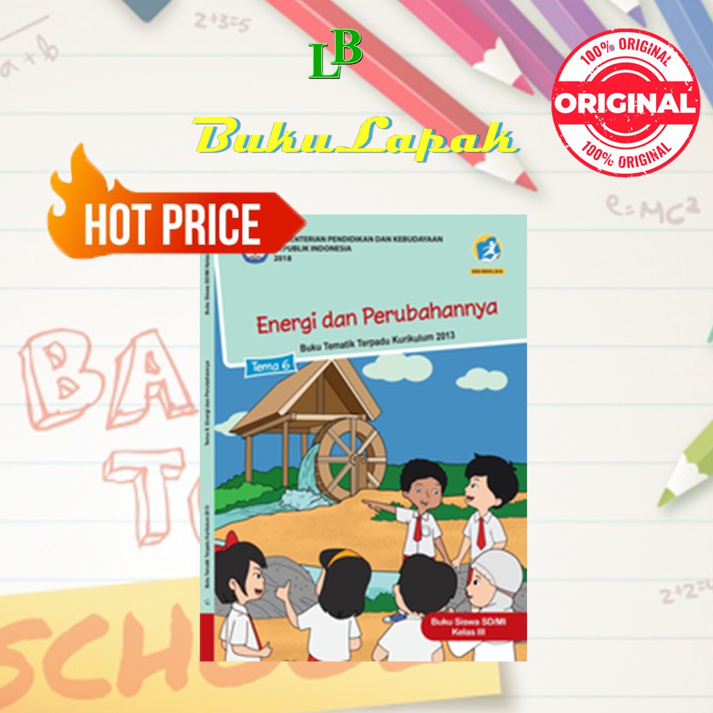 Jual BUKU TEMATIK SD KELAS 3 TEMA 6 Energi Dan Perubahannya K13 Revisi ...