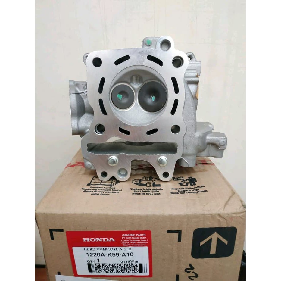 Jual Kepala Cylinder Head Cylinder Blok Block Honda Vario Esp Asli Honda Ak A