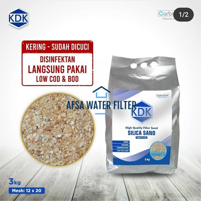 Jual Media Filter Air Pasir Silika Kdk 3 Kg Shopee Indonesia