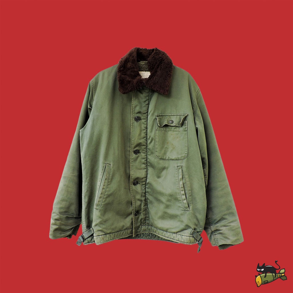 Jual 60 s USN A2 Deck Jacket by Alpha Industries Inc. Shopee Indonesia