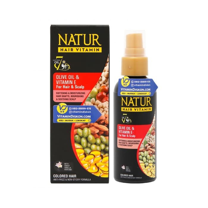 Jual AiLiN | NATUR Hair Vitamin 80ml BPOM / Vitamin Rambut Penyubur ...