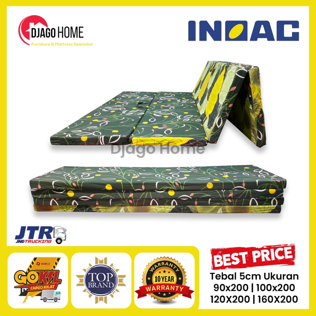 Jual Kasur Lipat Busa Inoac X X Cm Garansi Tahun Original Shopee Indonesia