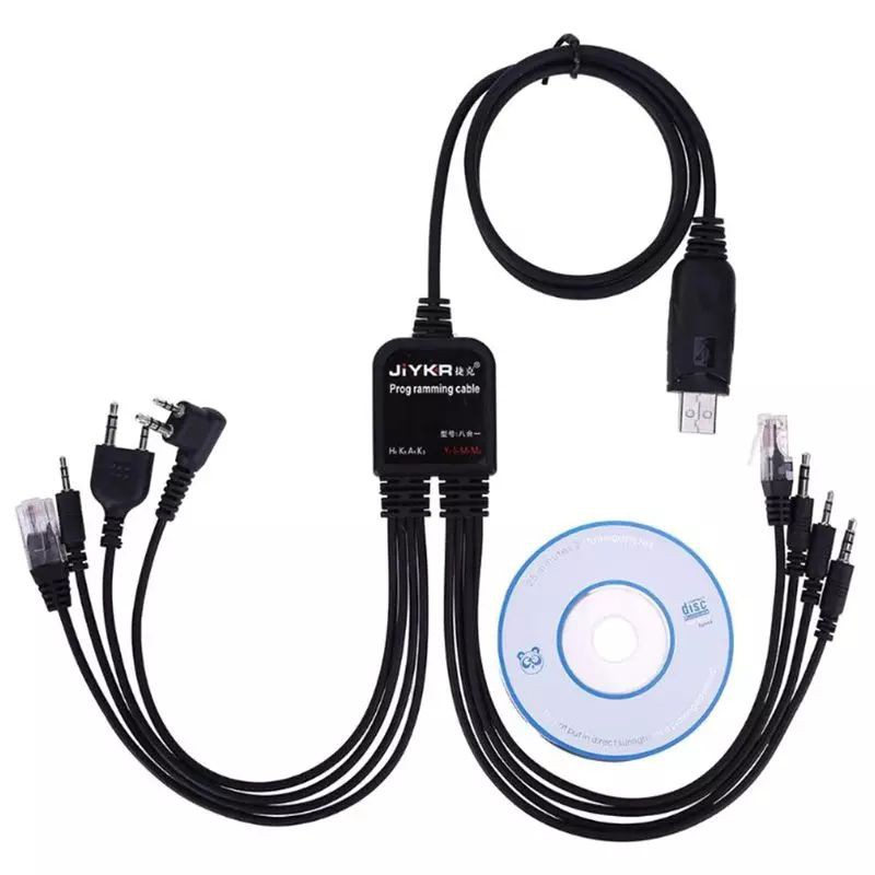 8 in 1 USBプログラミングケーブルBaofeng Kenwood TYT QYT