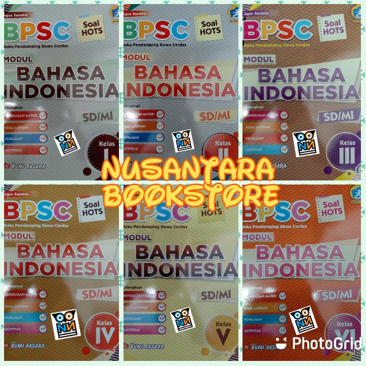 Jual BPSC Soal Hots Modul Bahasa Indonesia SD Kelas 1, 2 (Buku ...