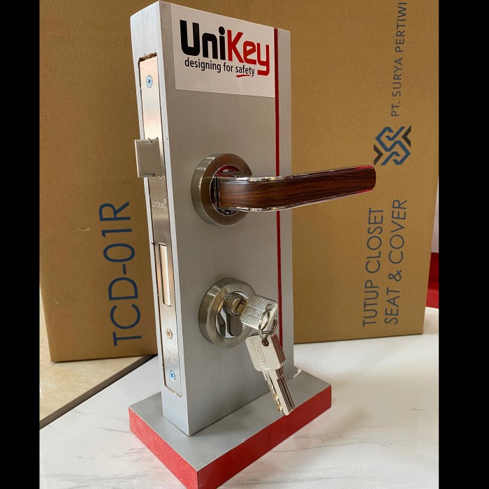 Jual Paket Handle Pintu Set Unikey Hre 259.17 Original, Gagang Handel ...