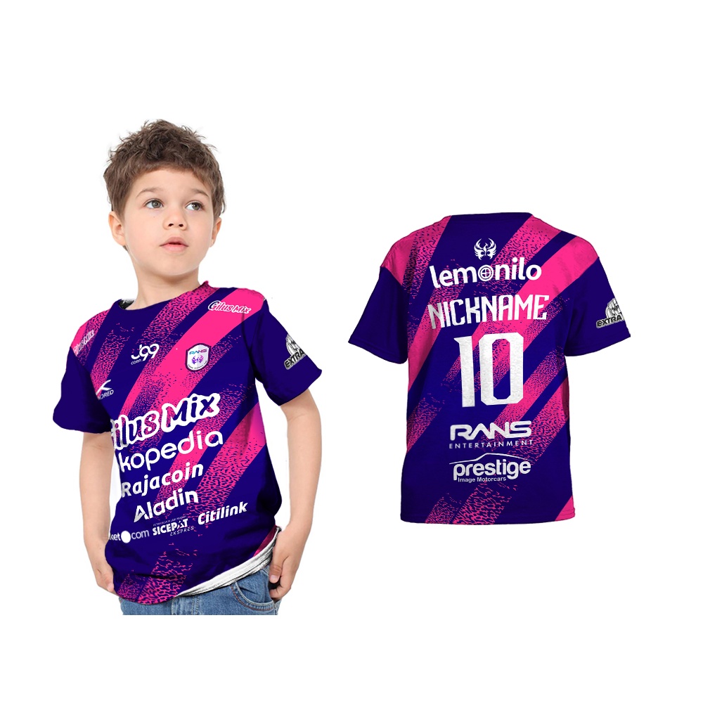 Jual Baju Anak Kaos Jersey Rans Cilegon Fc Home Futsal Sepak Bola ...