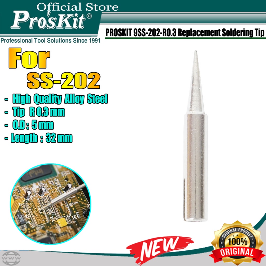 Jual Pro'sKit - Mata Solder Station Mini Pro'sKit 9Ss-202-R0,3 ...