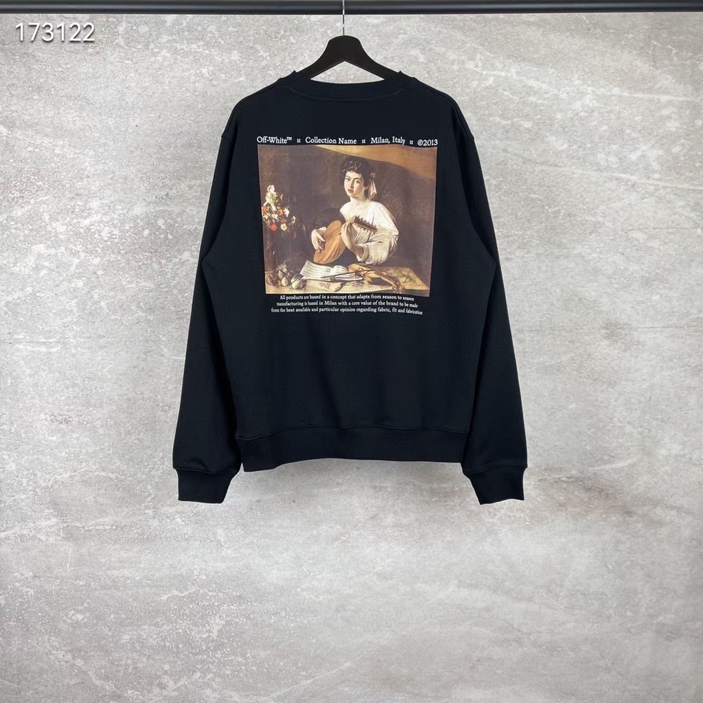 Jual Sweater Off White Oil Painting Ss 2021 (Oversized) Shopee Indonesia