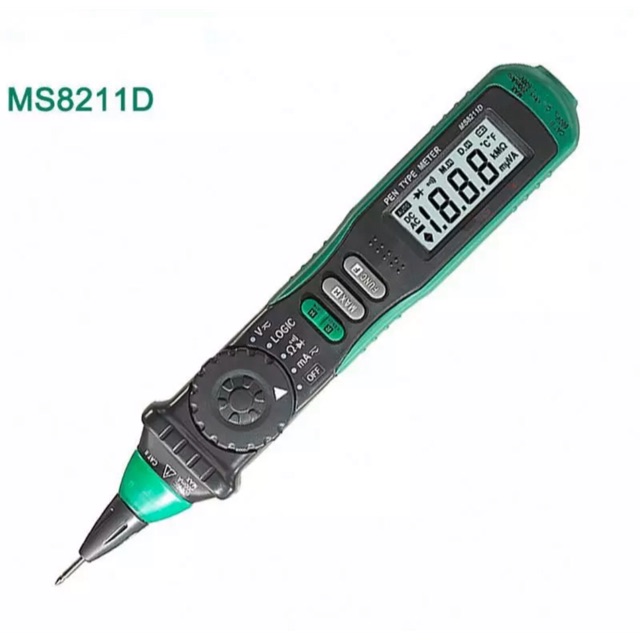 Multimètre Numérique Stylo Mastech MS8211D – Manuel/auto – Test De Niveau Logique – Fabriqué En Chine