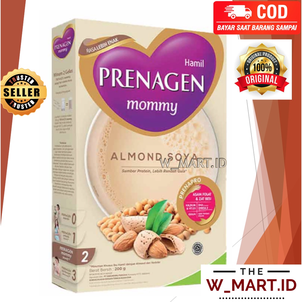 Jual PRENAGEN ALMOND SOYA SUSU IBU HAMIL KACANG KEDELAI PREGNANT MILK
