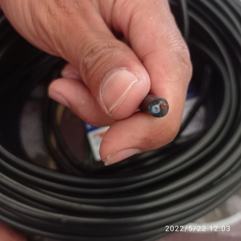 Jual kabel listrik NYM serabut 2x0.75 wilson cable SNI LMK tembaga 1 ...