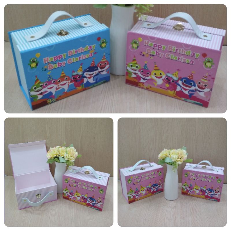 Jual box koper ultah/souvenir box custom/kotak koper ultah custom ...