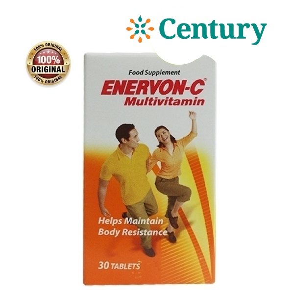 Jual Enervon C Caplet 30's / Vitamin / Vitamin C / Suplemen / Daya ...