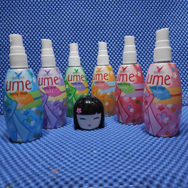 Jual Shinzui body mist UME 100gr 6warna | Shopee Indonesia