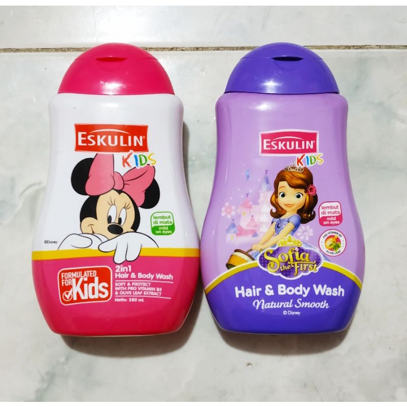 Jual Eskulin Kids Hair & Body Wash 2in1 280ml | Shopee Indonesia