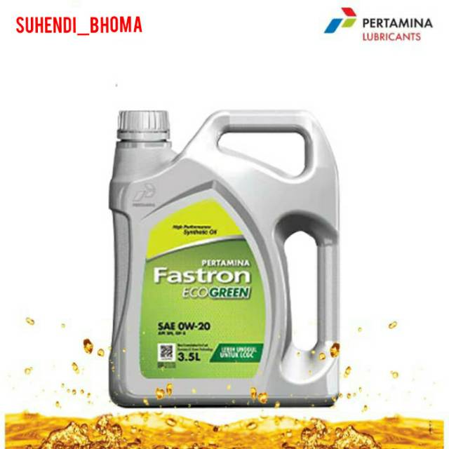 Jual OLI MESIN PERTAMINA FASTRON ECO GREEN SAE 0W-20 | Shopee Indonesia