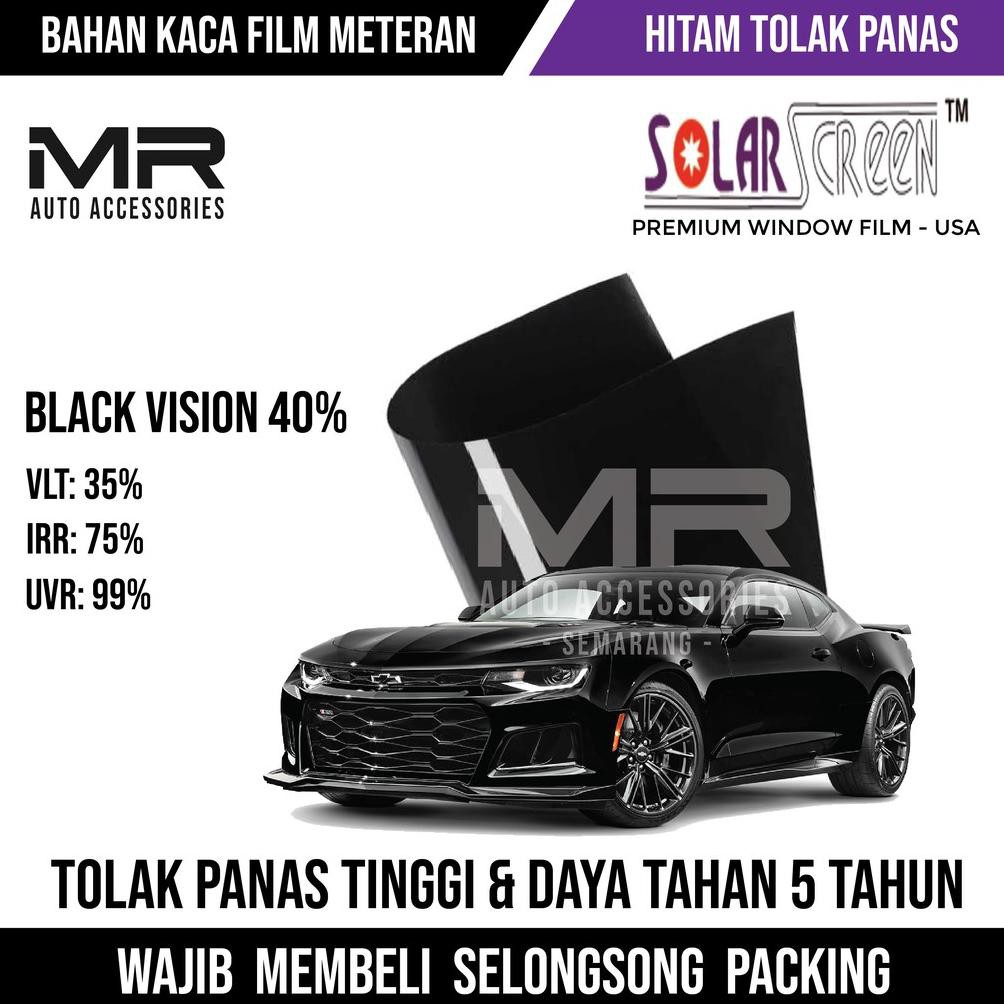 Jual KACA FILM TOLAK PANAS TINGGI HITAM / RIBEN PREMIUM SOLAR SCREEN ...
