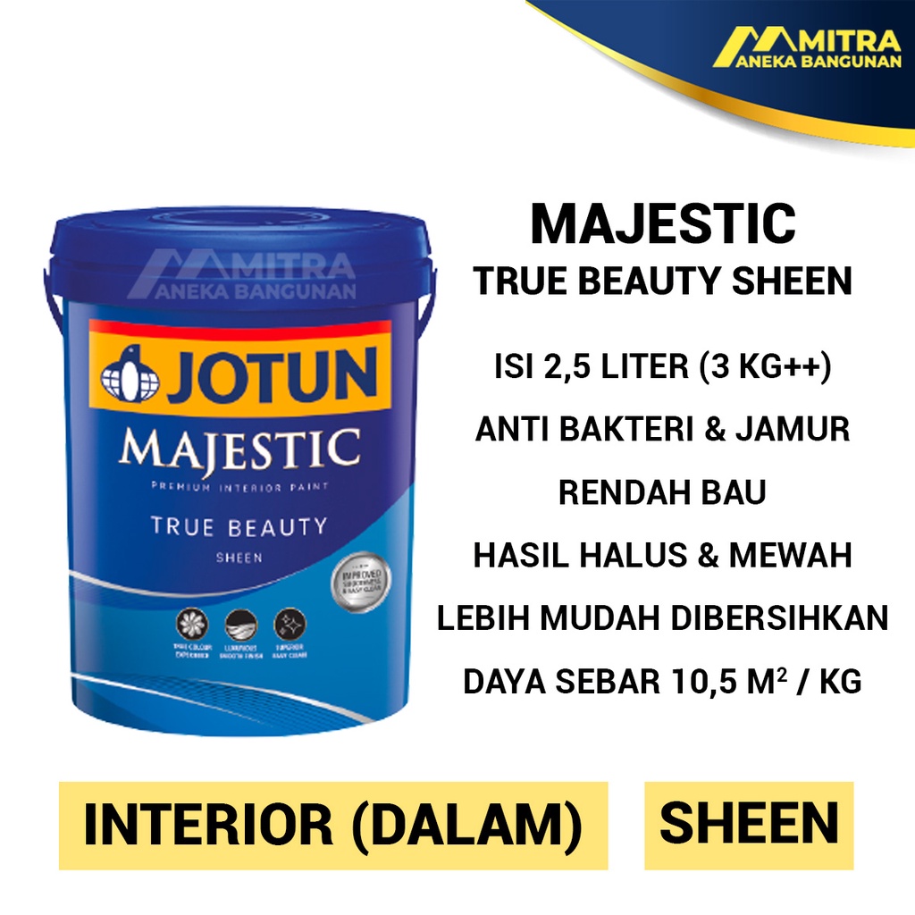 Jual Cat Tembok Interior Eksterior Jotun Timeless 1024 Majestic True Beauty Perfect Tough 4095