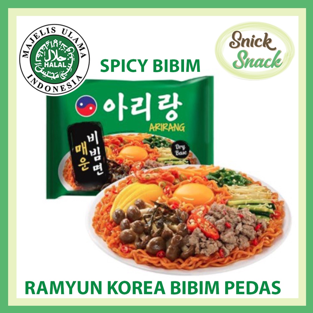 Jual Arirang Mie Korea Halal Spicy Bibim Ramyun 135gr Ramyun Instan ...