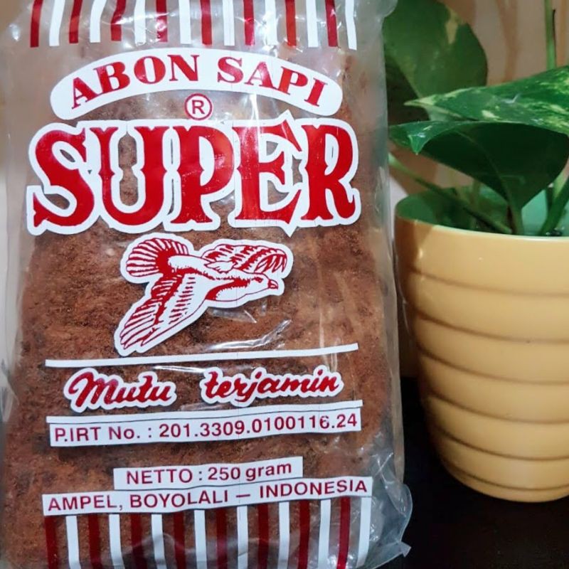 Jual Abon Sapi Super 250gr Cap Elang Asli Boyolali Tanpa Bawang Rasa ...