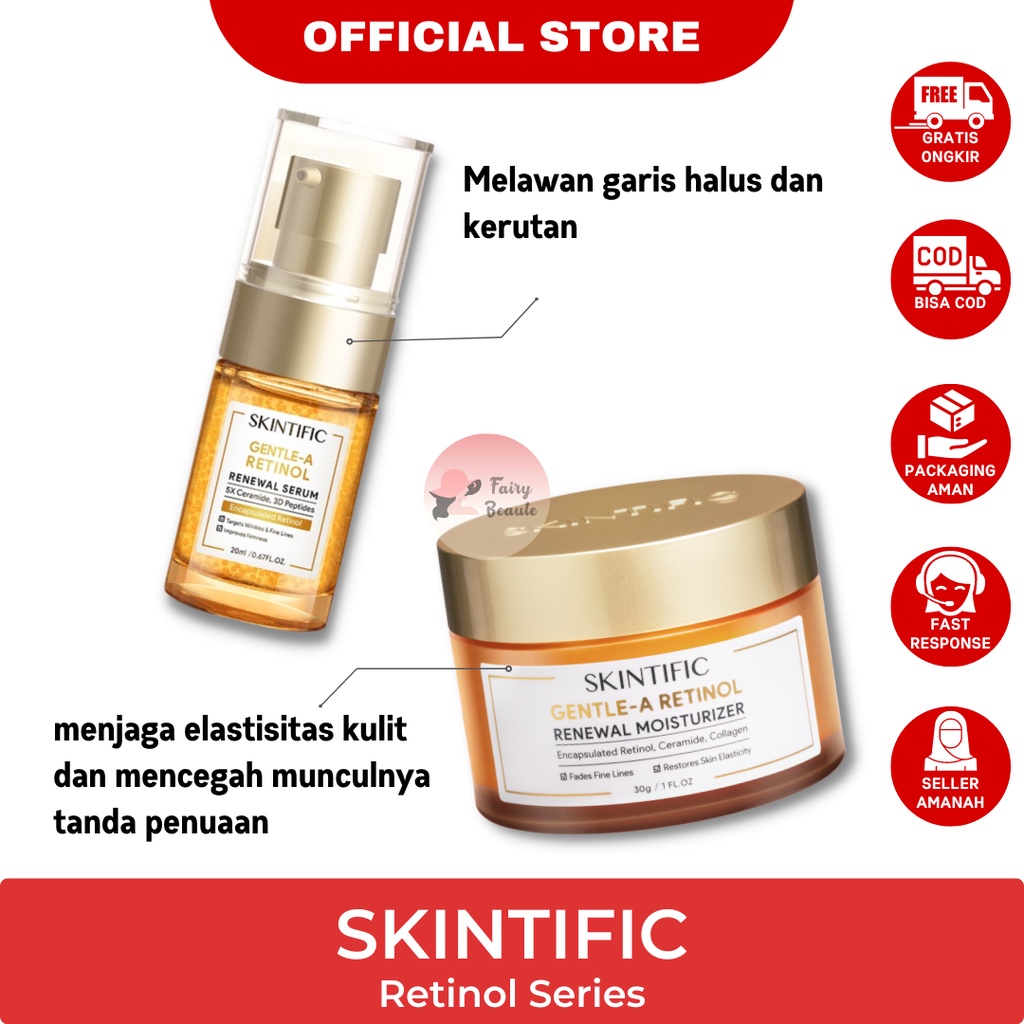 Jual Skintific Moisturizer Retinol 5X Ceramide Barrier Repair