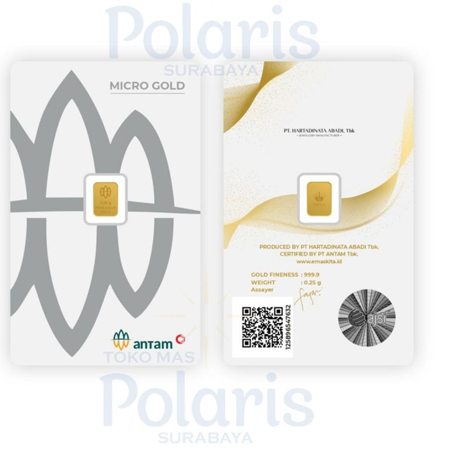 Jual [PRODUK MERZT] LOGAM MULIA ANTAM HARTADINATA ABADI 0.1 GRAM Gift ...