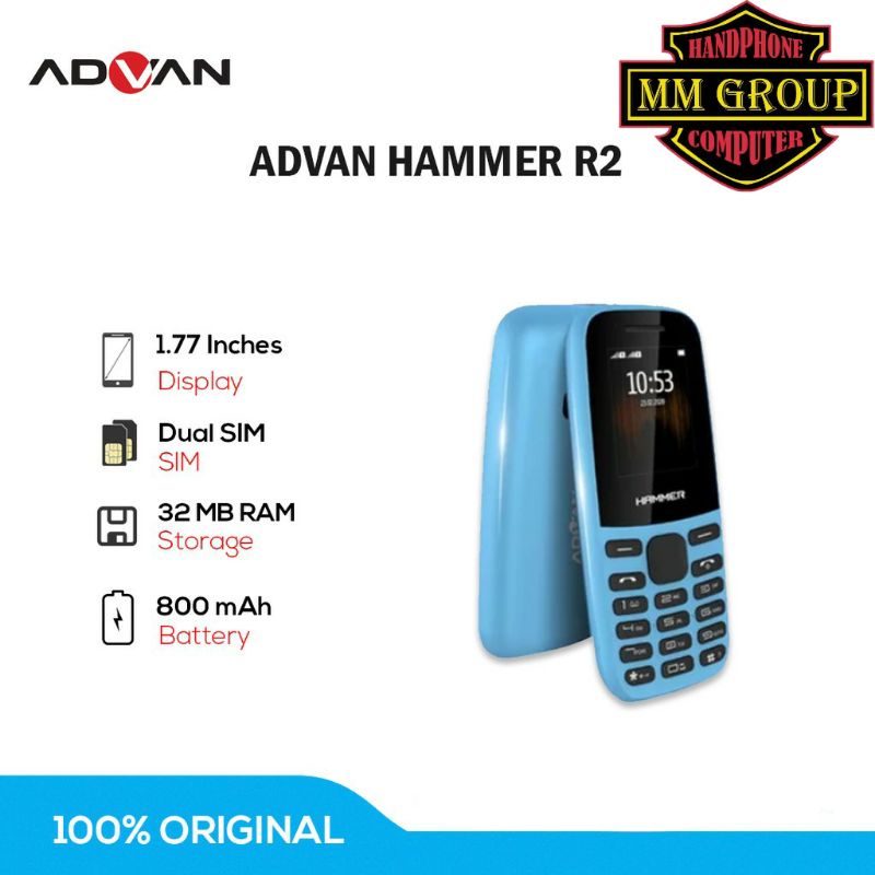Jual HP ADVAN HAMMER R2 GARANSI RESMI INDONESIA | Shopee Indonesia