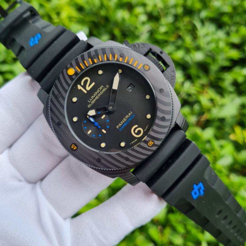 Jual PANERAI LUMINOR Submersible automatic strap rubber clone 1