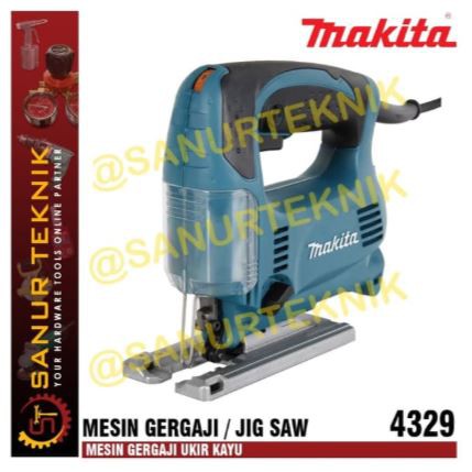 Jual Mesin Gergaji Kayu Triplek / Orbital Action Jigsaw Makita 4329 ...