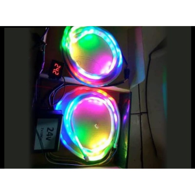 Jual E84 LAMPU REM BUS RGB LAMPU REM TRUK RGB 24 VOLT LED BAGASI RGB ...