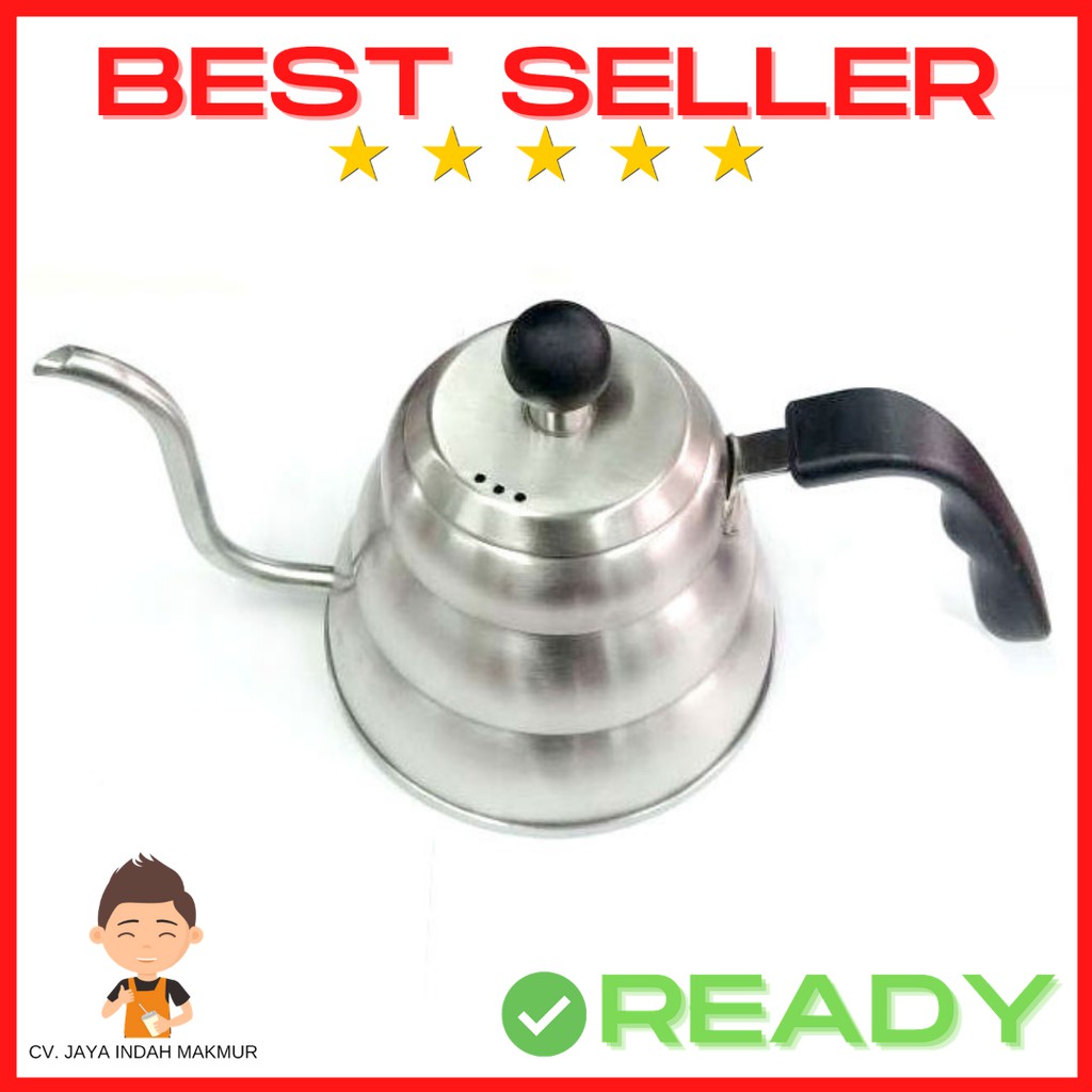 Jual Gooseneck Kettle 1000ml Dengan Teko Leher Angsa V60 Drip Alat Kopi Shopee Indonesia 1261