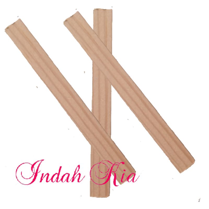 Jual kayu jati belanda ukuran 1,5 cm x 1,5 cm x 10 cm / kayu untuk