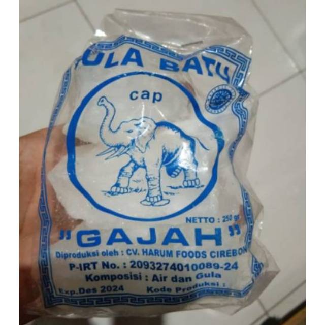 Jual Gula Batu Putih Khas Cirebon Kemasan Gram Shopee Indonesia